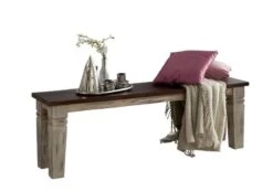 CASTLE-ANTIK #146 Panca In Legno Di Acacia / Mango - Cerato 140x35x45 -Massivmoebel24 05 121 810 1076 9