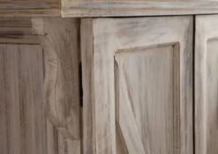CASTLE-ANTIK #267 Armadio In Legno Di Acacia / Mango - Cerato 90x45x135 -Massivmoebel24 05 340 810 1053 4