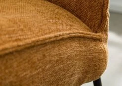 SEATTLE #110 Sedia Imbottita - In Tessuto Arancione 51x61x92 -Massivmoebel24 06 151 512 0110 7