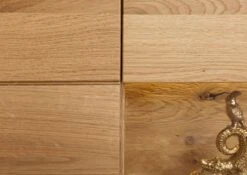 CARDIFF #120 Vetrina In Legno Di Quercia Selvatica Oliato / Natur 103x43,5x152 -Massivmoebel24 06 310 030 0020 6