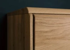 CARDIFF #120 Vetrina In Legno Di Quercia Selvatica Oliato / Natur 103x43,5x152 -Massivmoebel24 06 310 030 0020 7