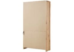 KENT #229 Scaffale In Legno Di Quercia Selvatica - Oliato / Bianco 113x40x205 -Massivmoebel24 06 350 484 1029 11