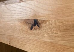 KENT #229 Scaffale In Legno Di Quercia Selvatica - Oliato / Bianco 113x40x205 -Massivmoebel24 06 350 484 1029 7