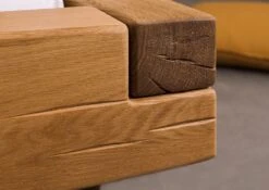 INNSBRUCK #140 Letto A Travi In Legno Di Quercia Selvatica Oliato / Natur 140x200 -Massivmoebel24 06 634 206 0040 06