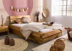 INNSBRUCK #240 Letto A Travi In Legno Di Quercia Selvatica - Con Cassettone - Oliato / Natur 140x200 15 INNSBRUCK #240 Letto A Travi In Legno Di Quercia Selvatica - Con Cassettone - Oliato / Natur 140x200 -Massivmoebel24 06 634 206 0240 01