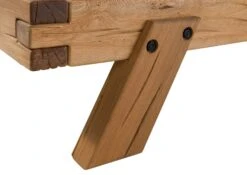 BERGEN #140 Letto Matrimoniale - In Legno Di Quercia Selvatica - Oliato / Natur 140x200 -Massivmoebel24 06 634 281 0140 05