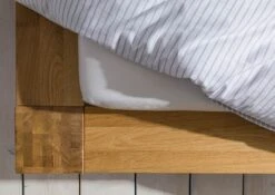 STOCKHOLM #60 Letto Matrimoniale In Legno Di Quercia Selvatica - Oliato / Natur 140x200 -Massivmoebel24 06 634 303 0060 5