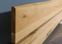 STOCKHOLM #60 Letto Matrimoniale In Legno Di Quercia Selvatica - Oliato / Natur 140x200 -Massivmoebel24 06 634 303 0060 6