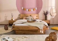 INNSBRUCK #160 Letto A Travi In Legno Di Quercia Selvatica Oliato / Natur 160x200 15 INNSBRUCK #160 Letto A Travi In Legno Di Quercia Selvatica Oliato / Natur 160x200 -Massivmoebel24 06 636 206 0060 03