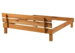 TomMe #102 Letto Matrimoniale In Legno Di Faggio Selvatico - Oliato / Natur 160x200 -Massivmoebel24 06 636 258 6005 11