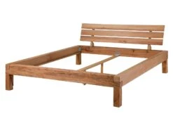 KRAKAU #202 Letto Matrimoniale - In Cuore Di Quercia Selvatica - Oliato / Natur 160x200 -Massivmoebel24 06 636 704 0012 9