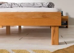 TomMe #104 Letto Matrimoniale In Legno Di Faggio Selvatico - Oliato / Natur 180x200 -Massivmoebel24 06 638 258 6004 5