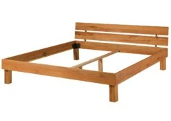 TomMe #104 Letto Matrimoniale In Legno Di Faggio Selvatico - Oliato / Natur 180x200 -Massivmoebel24 06 638 258 6004 9