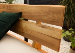 JANGALI #712 Letto Matrimoniale A Travi In Legno Di Quercia Selvatica - Oliato / Natur 180x200 -Massivmoebel24 06 638 771 7012 5