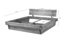 INNSBRUCK #200 Letto A Travi In Legno Di Quercia Selvatica Oliato / Natur 200x200 -Massivmoebel24 06 640 206 0000 08