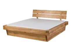 INNSBRUCK #200 Letto A Travi In Legno Di Quercia Selvatica Oliato / Natur 200x200 -Massivmoebel24 06 640 206 0000 12