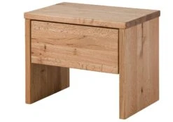 Comodino In Legno Di Cerro 50x35x40 Oliato JANGALI #729 -Massivmoebel24 06 680 771 7029 9