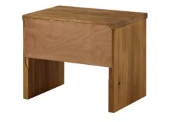 Comodino In Legno Di Quercia Selvatica 50x35x40 Tabacco Oliato JANGALI #319 -Massivmoebel24 06 680 771 7219 11