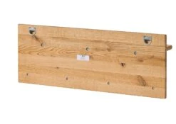 LINZ #15 Attaccapanni In Legno Di Quercia Selvatica - Oliato / Natur 81x30x24 -Massivmoebel24 06 900 445 0015 10