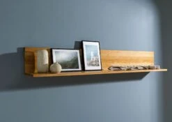 Mensola In Legno Di Quercia Selvatica 170x22x24 Quercia Naturale Oliato KENT #113