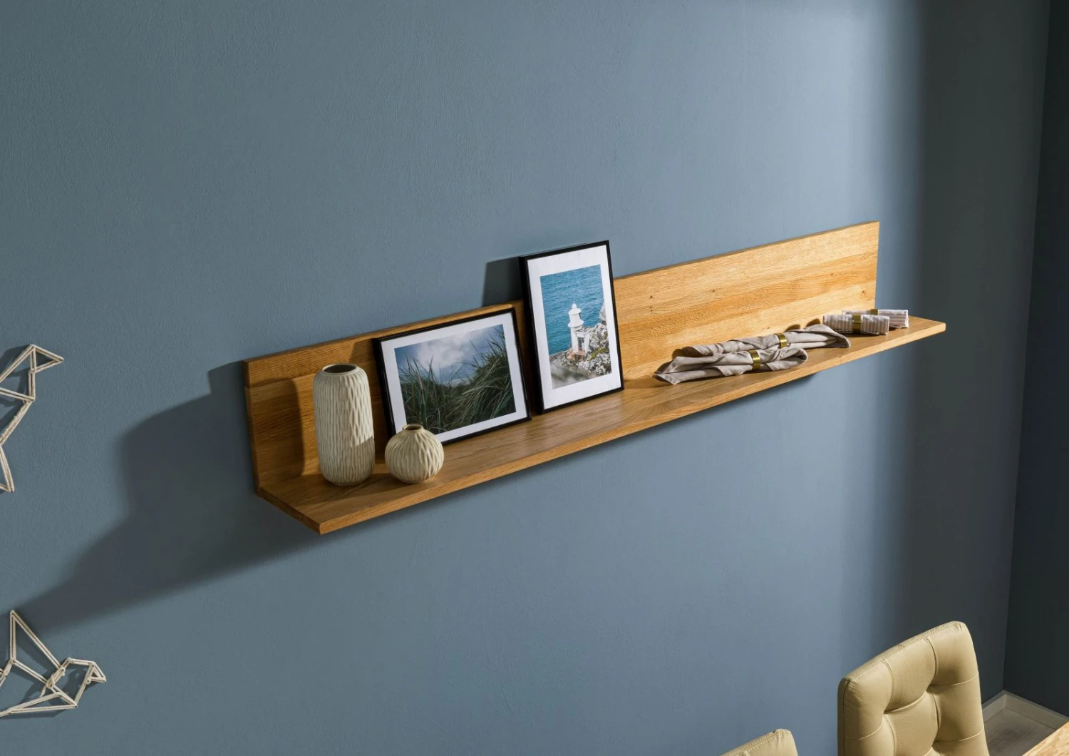 Mensola In Legno Di Quercia Selvatica 170x22x24 Quercia Naturale Oliato KENT #113 4 Mensola In Legno Di Quercia Selvatica 170x22x24 Quercia Naturale Oliato KENT #113 - immagine 2