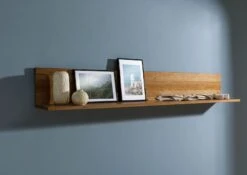 KENT #313 Mensola In Legno Di Quercia Selvatica - Oliato / Tabacco 170x22x24