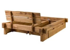 JANGALI #618 Letto Matrimoniale A Travi In Legno Di Quercia Selvatica - 2 Cassetti - Oliato / Natur 140x200 21 JANGALI #618 Letto Matrimoniale A Travi In Legno Di Quercia Selvatica - 2 Cassetti - Oliato / Natur 140x200 -Massivmoebel24 06 900 771 9005 11