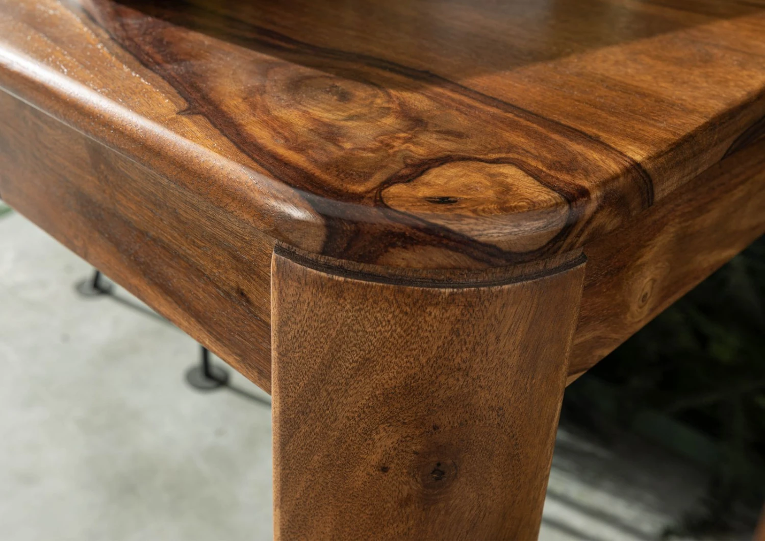 Tavolo Da Pranzo In Legno Di Sheesham / Acacia 80x80x76 Noce Cerato TORONTO 8 Tavolo Da Pranzo In Legno Di Sheesham / Acacia 80x80x76 Noce Cerato TORONTO - immagine 6