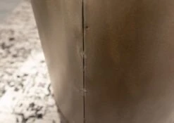 Tavolo D'appoggio In Legno Di Mango 42x42x64 Marrone Laccato HEAVY INDUSTRY #259 -Massivmoebel24 09 100 677 0259 5