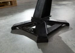 Tavolo D'appoggio In Legno Di Legno Riciclato 75x75x75 Multicolore Laccato INDUSTRIAL #22 -Massivmoebel24 09 100 811 0022 6