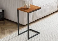 Tavolo D'appoggio In Legno Di Quercia Selvatica 30x40x60 Quercia Naturale Oliato LOUNGE COLLECTION #06 -Massivmoebel24 09 100 960 0006 02