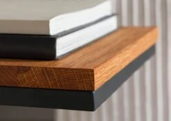 Tavolo D'appoggio In Legno Di Quercia Selvatica 30x40x60 Quercia Naturale Oliato LOUNGE COLLECTION #06 -Massivmoebel24 09 100 960 0006 07