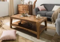 ANCONA #101 Tavolino Da Salotto In Legno Di Sheesham - Laccato / Marrone 115x60x45 14 ANCONA #101 Tavolino Da Salotto In Legno Di Sheesham - Laccato / Marrone 115x60x45 -Massivmoebel24 09 102 699 1001 03