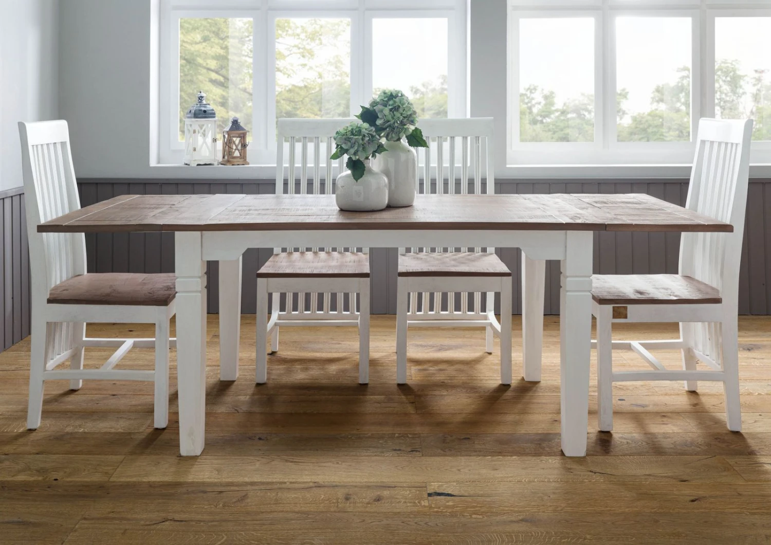 Tavolo Da Pranzo Allungabile In Legno Di Mango 140-220x90x76 Laccato Bianco TOULOUSE #114 3 Tavolo Da Pranzo Allungabile In Legno Di Mango 140-220x90x76 Laccato Bianco TOULOUSE #114