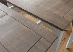 Tavolo Da Pranzo Allungabile In Legno Di Mango 140-220x90x76 Laccato Bianco TOULOUSE #114 17 Tavolo Da Pranzo Allungabile In Legno Di Mango 140-220x90x76 Laccato Bianco TOULOUSE #114 -Massivmoebel24 09 104 188 1014 06