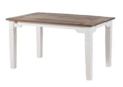 Tavolo Da Pranzo Allungabile In Legno Di Mango 140-220x90x76 Laccato Bianco TOULOUSE #114 20 Tavolo Da Pranzo Allungabile In Legno Di Mango 140-220x90x76 Laccato Bianco TOULOUSE #114 -Massivmoebel24 09 104 188 1014 09