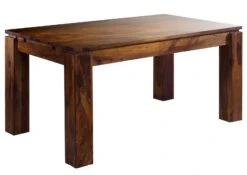 Tavolo Da Pranzo Allungabile In Legno Di Sheesham / Palissandro 220x90x76 Miele Laccato METRO LIFE #157 -Massivmoebel24 09 104 520 1057 9