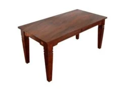 Tavolo Da Pranzo In Legno Di Acacia 180x90x76 Nougat Laccato OXFORD #604 -Massivmoebel24 09 104 620 9102 9 1