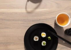 Tavolo Da Pranzo In Legno Di Acacia 220x100x76 Marrone Crema Laccato TROMSO #016 -Massivmoebel24 09 104 697 0012 5