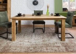 Esstisch Mango 180x90x76 Natur Lackiert RAILWAY #1001 -Massivmoebel24 09 104 772 0099 03