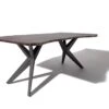 FREEFORM 4 Tavolo Da Pranzo In Legno Di Acacia - Laccato Grigio / Ferro - Antracite Mat 180x90x76 2 FREEFORM 4 Tavolo Da Pranzo In Legno Di Acacia - Laccato Grigio / Ferro - Antracite Mat 180x90x76 -Massivmoebel24 09 104 821 5019 1