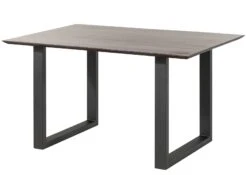 Tavolo Da Pranzo In Legno Di Acacia 160x90x76 Marrone Laccato SWISS EDGE -Massivmoebel24 09 104 825 6105 11