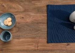 FREEFORM 5 Tavolo Da Pranzo In Legno Di Sheesham - Verniciato Grigio / Gambe In Ferro U Antracite Lucido 160x90 -Massivmoebel24 09 104 834 2101 4 2