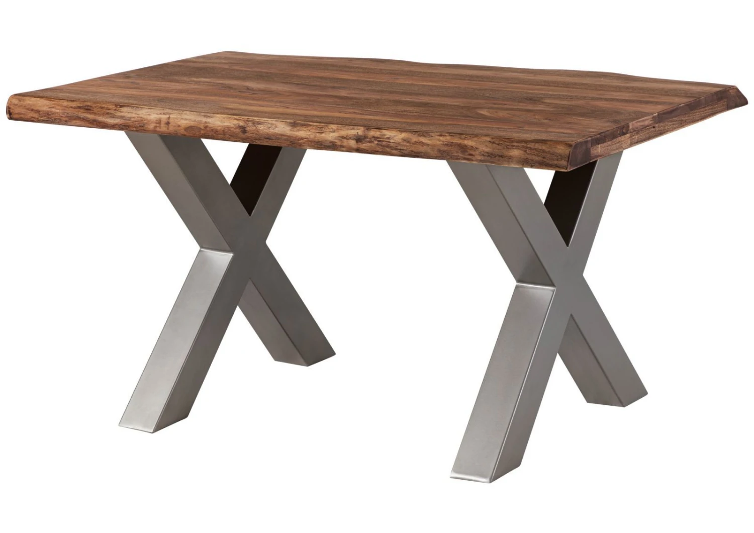 FREEFORM 5 Tavolo Da Pranzo In Legno Di Sheesham - Verniciato Grigio / Gambe In Ferro X Argento Matt 160x90 12 FREEFORM 5 Tavolo Da Pranzo In Legno Di Sheesham - Verniciato Grigio / Gambe In Ferro X Argento Matt 160x90 - immagine 10