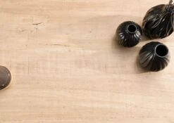 FREEFORM 5 Tavolo Da Pranzo In Legno Di Mango - Verniciato Beige / Gambe In Ferro X Antracite Matt 160x90 -Massivmoebel24 09 104 844 4211 6