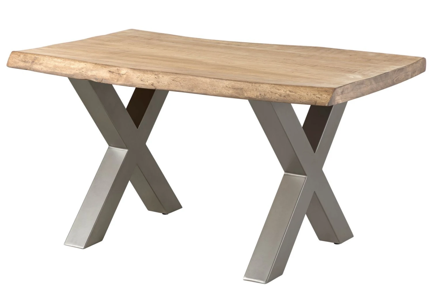 FREEFORM 5 Tavolo Da Pranzo In Legno Di Mango - Verniciato Beige / Gambe In Ferro X Argento Matt 160x90 10 FREEFORM 5 Tavolo Da Pranzo In Legno Di Mango - Verniciato Beige / Gambe In Ferro X Argento Matt 160x90 - immagine 8