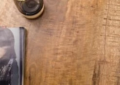 FREEFORM 5 Tavolo Da Pranzo In Legno Di Mango - Verniciato Natur / Gambe In Ferro X Antracite Lucido 160x90 -Massivmoebel24 09 104 844 9111 4