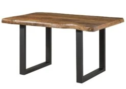 FREEFORM 5 Tavolo Da Pranzo In Legno Di Mango - Verniciato Natur / Gambe In Ferro U Antracite Matt 160x90 21 FREEFORM 5 Tavolo Da Pranzo In Legno Di Mango - Verniciato Natur / Gambe In Ferro U Antracite Matt 160x90 -Massivmoebel24 09 104 844 9201 11