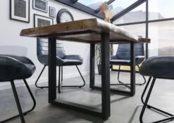 FREEFORM 5 Tavolo Da Pranzo In Legno Di Mango - Verniciato Natur / Gambe In Ferro U Antracite Matt 160x90 14 FREEFORM 5 Tavolo Da Pranzo In Legno Di Mango - Verniciato Natur / Gambe In Ferro U Antracite Matt 160x90 -Massivmoebel24 09 104 844 9201 3