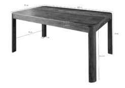 Tavolo Da Pranzo In Legno Di Sheesham / Acacia 160x90x76 Smoked Cherry Tinto TORONTO #124 14 Tavolo Da Pranzo In Legno Di Sheesham / Acacia 160x90x76 Smoked Cherry Tinto TORONTO #124 -Massivmoebel24 09 106 665 1024 08